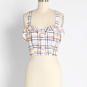 NWT ModCloth x Collectif With Flying Watercolors Tank Top